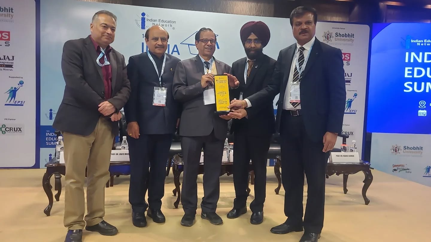 outstanding-vice-chancellor-in-india-award-to-ustm-vc-at-14th-india-education-summit