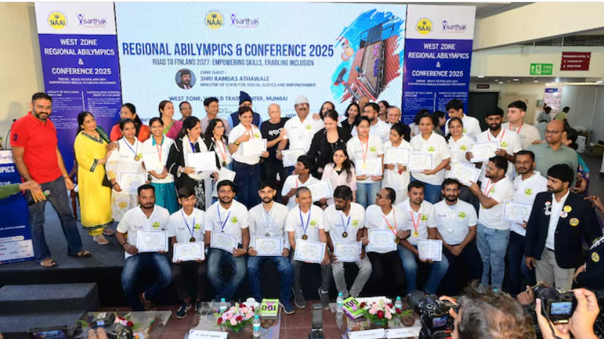 not-olympics-but-abilympics-for-disabled-concludes-in-mumbai-26-win-medals