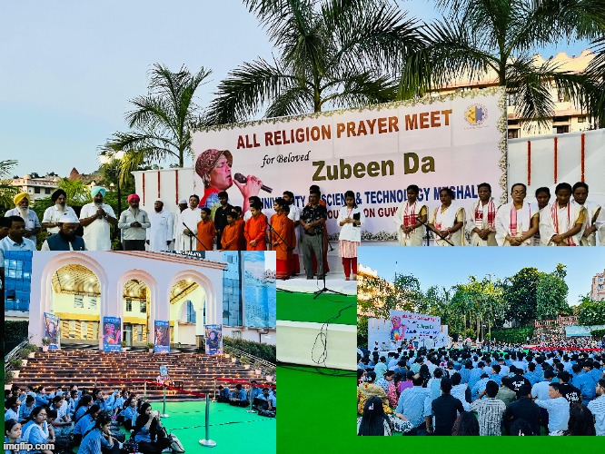 all-religion-prayer-meeting-at-ustm---a-heartfelt-harmony-for-dr-zubeen-garg-s-inclusive-spirit
